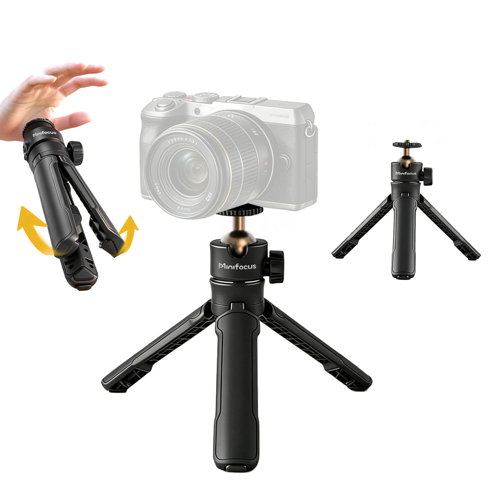 One-Touch Deploy Mini Tripod S - Dji Drone Mini 3 ulasan dan harga